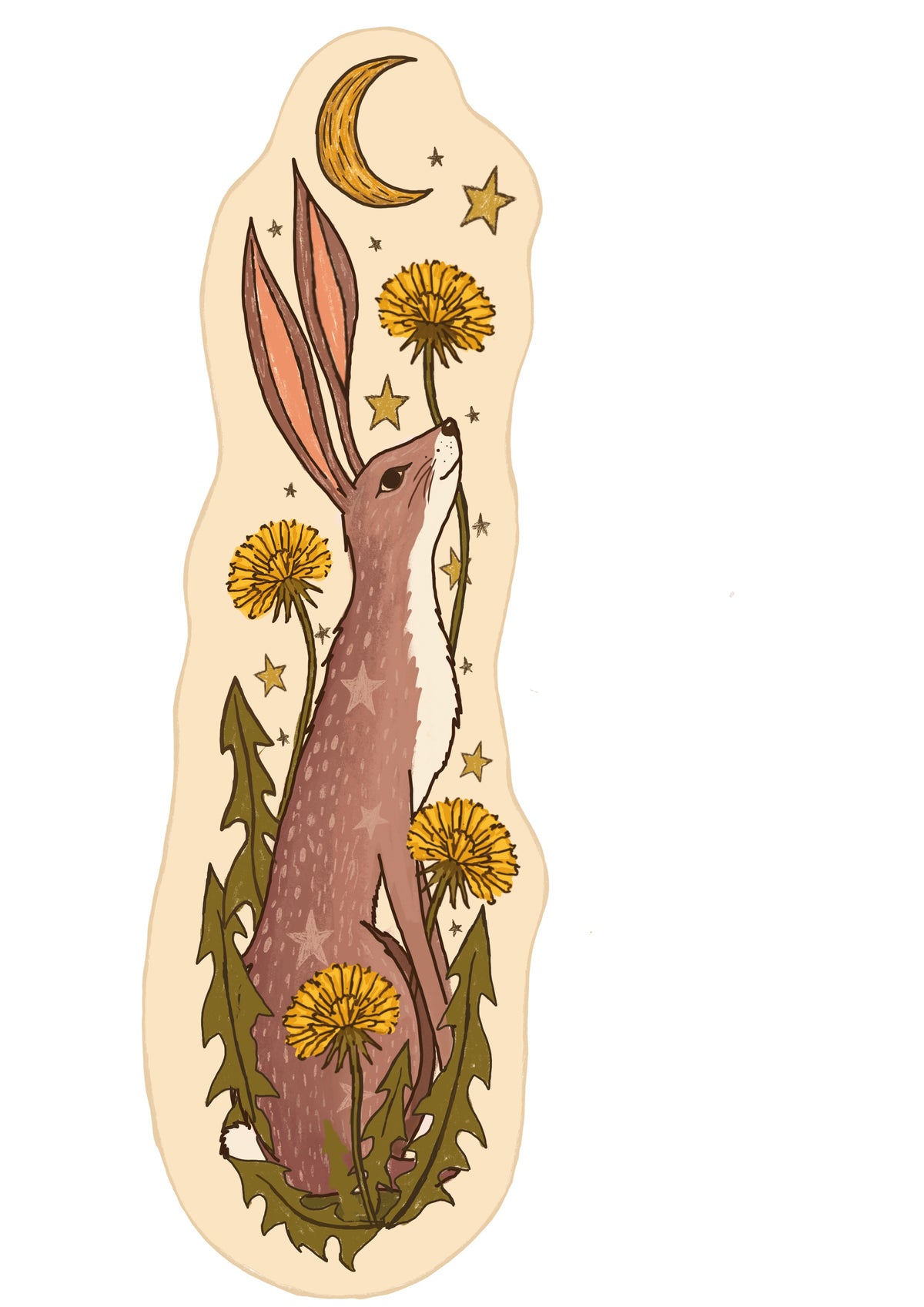 Hare bookmark