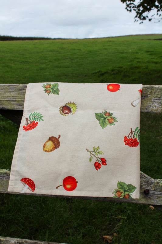 Autumn tea towel
