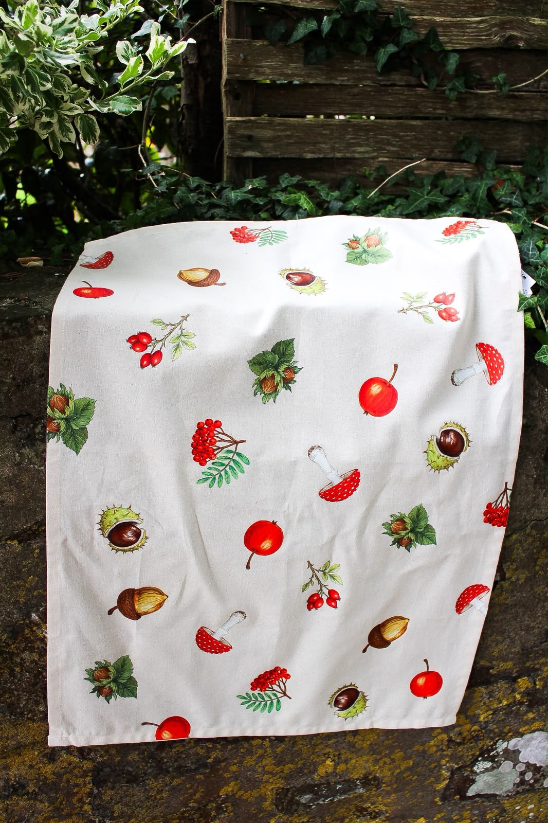 Autumn tea towel