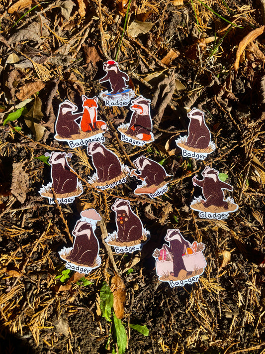 What badger are you? Sticker pack