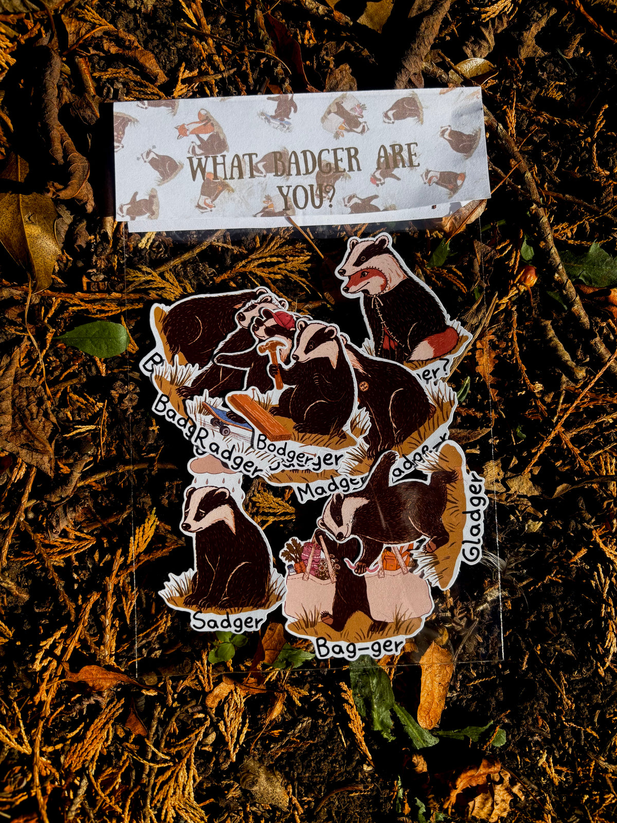 What badger are you? Sticker pack