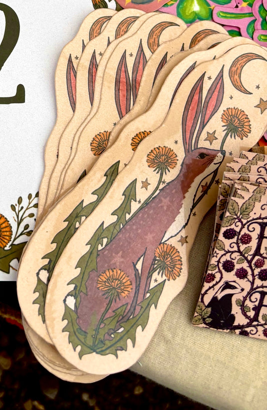 Hare bookmark