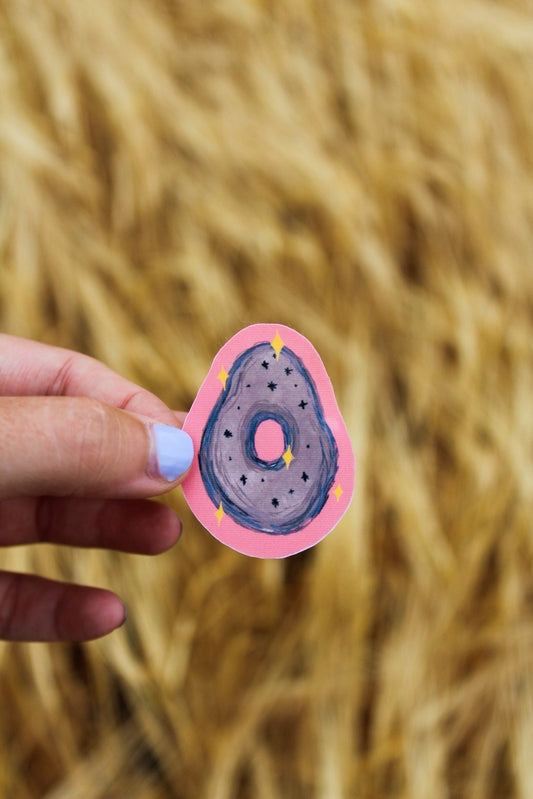 Lucky hag stone sticker